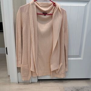 Express Women's Cream Cardigan Sweater